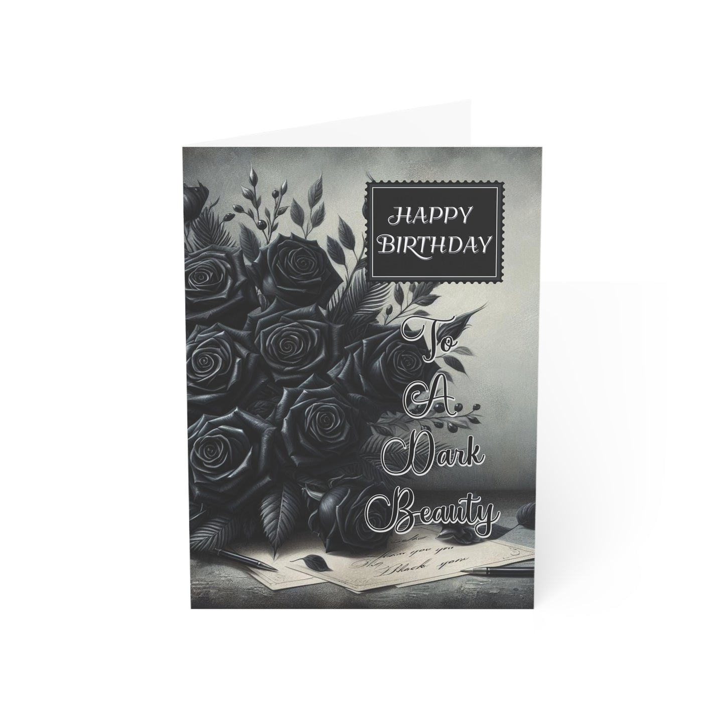 Dark Beauty - Alternative Birthday Wishes Card