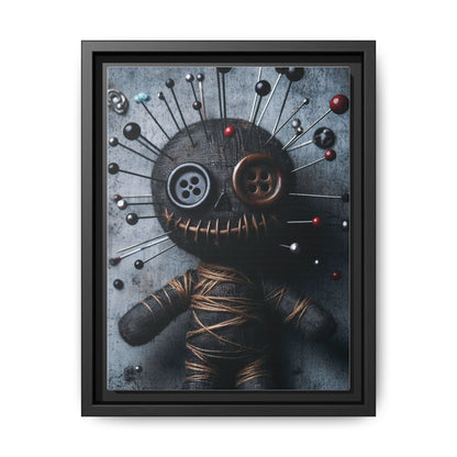 Charmed Mischief - Gothic Framed Matte Canvas Print
