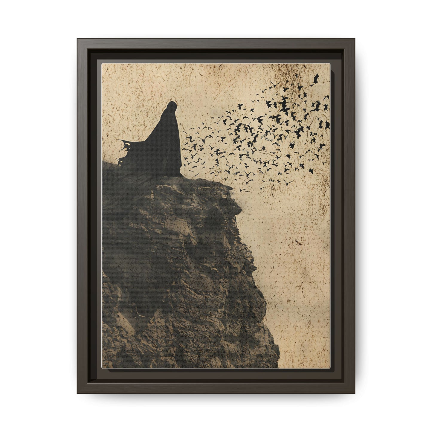 Release the Bats - Gothic Framed Matte Canvas Print