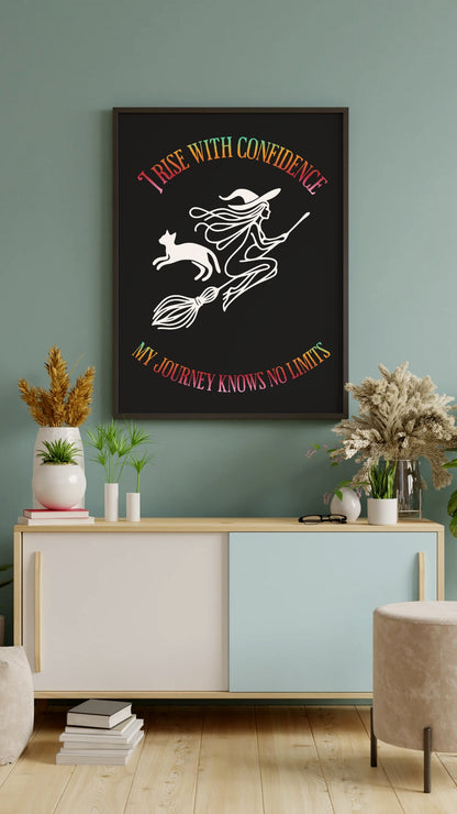 No limits - Gothic Framed Matte Canvas Print