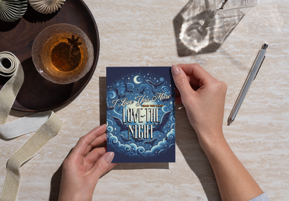Love the Night - Alternative Greeting Card