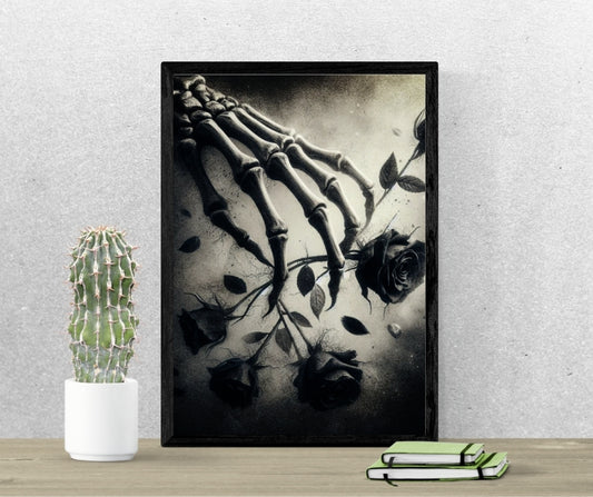 Eternal Decay - Framed Matte Canvas Art