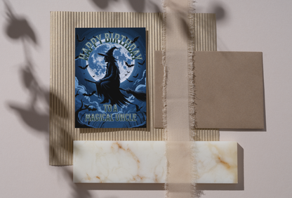 Magical Uncle - Alternative Birthday Wishes Card