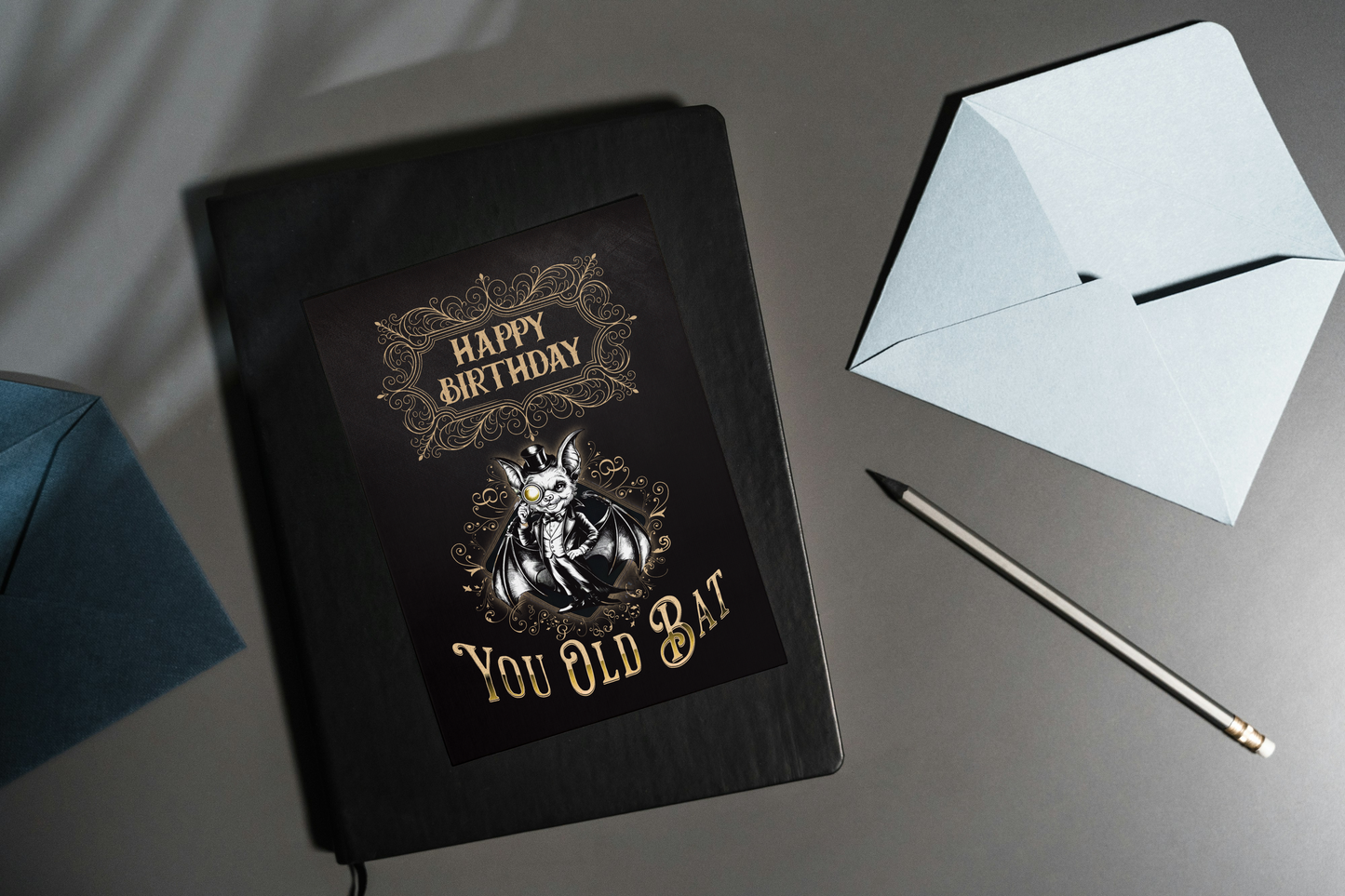 Old Bat - Alternative Birthday Wishes Card
