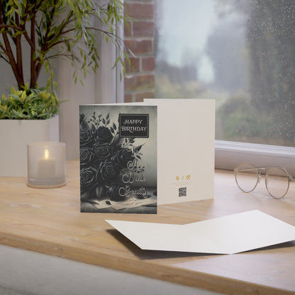 Dark Beauty - Alternative Birthday Wishes Card