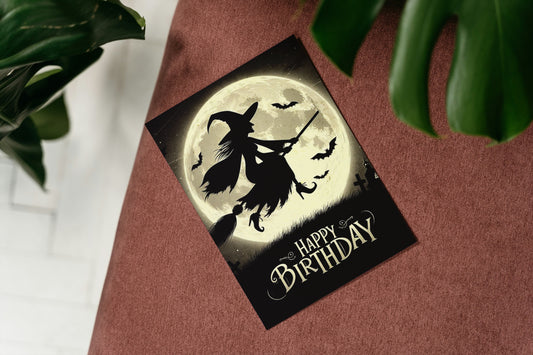 Dusk Witch - Alternative Birthday Wishes Card