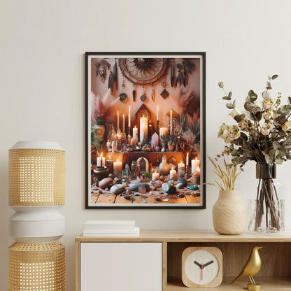 Sacred Space - Framed Matte Canvas Print