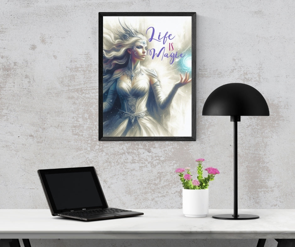Life is Magic - Framed Matte Wall Art Print