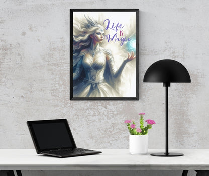 Life is Magic - Framed Matte Wall Art Print
