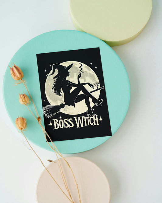 Boss Witch - Alternative Greeting Card