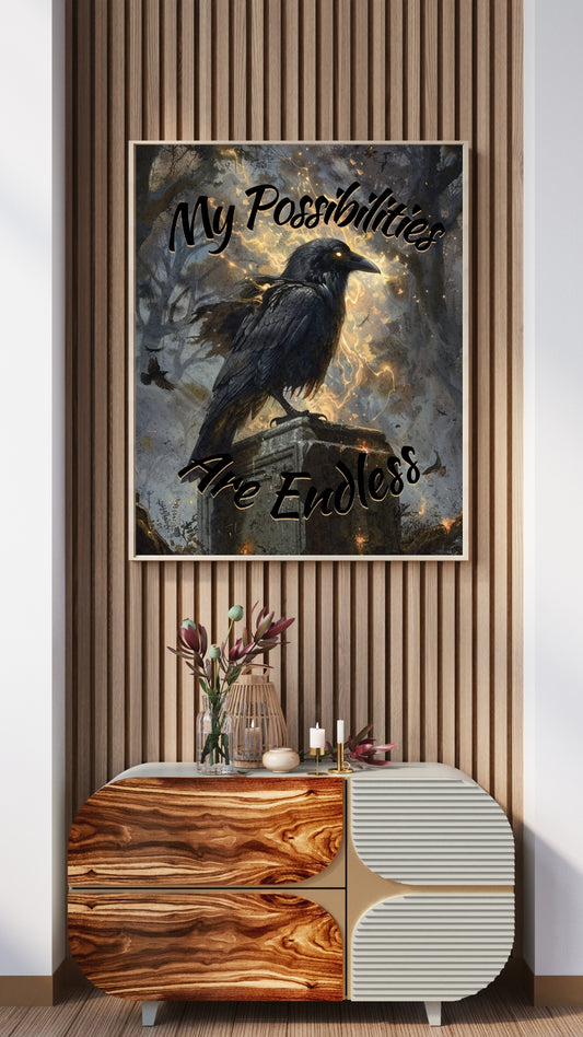 Endless Possibilities - Gothic Framed Matte Canvas Print