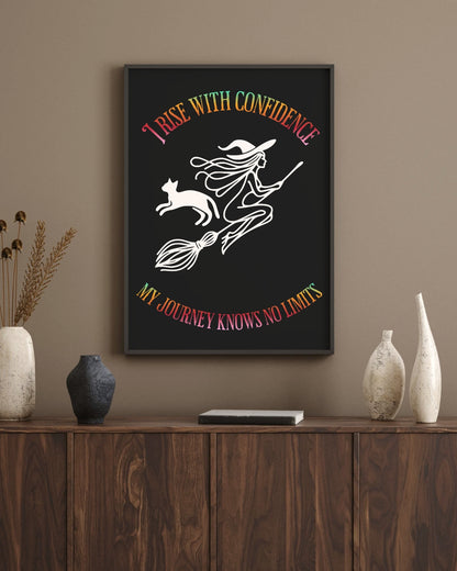 No limits - Gothic Framed Matte Canvas Print