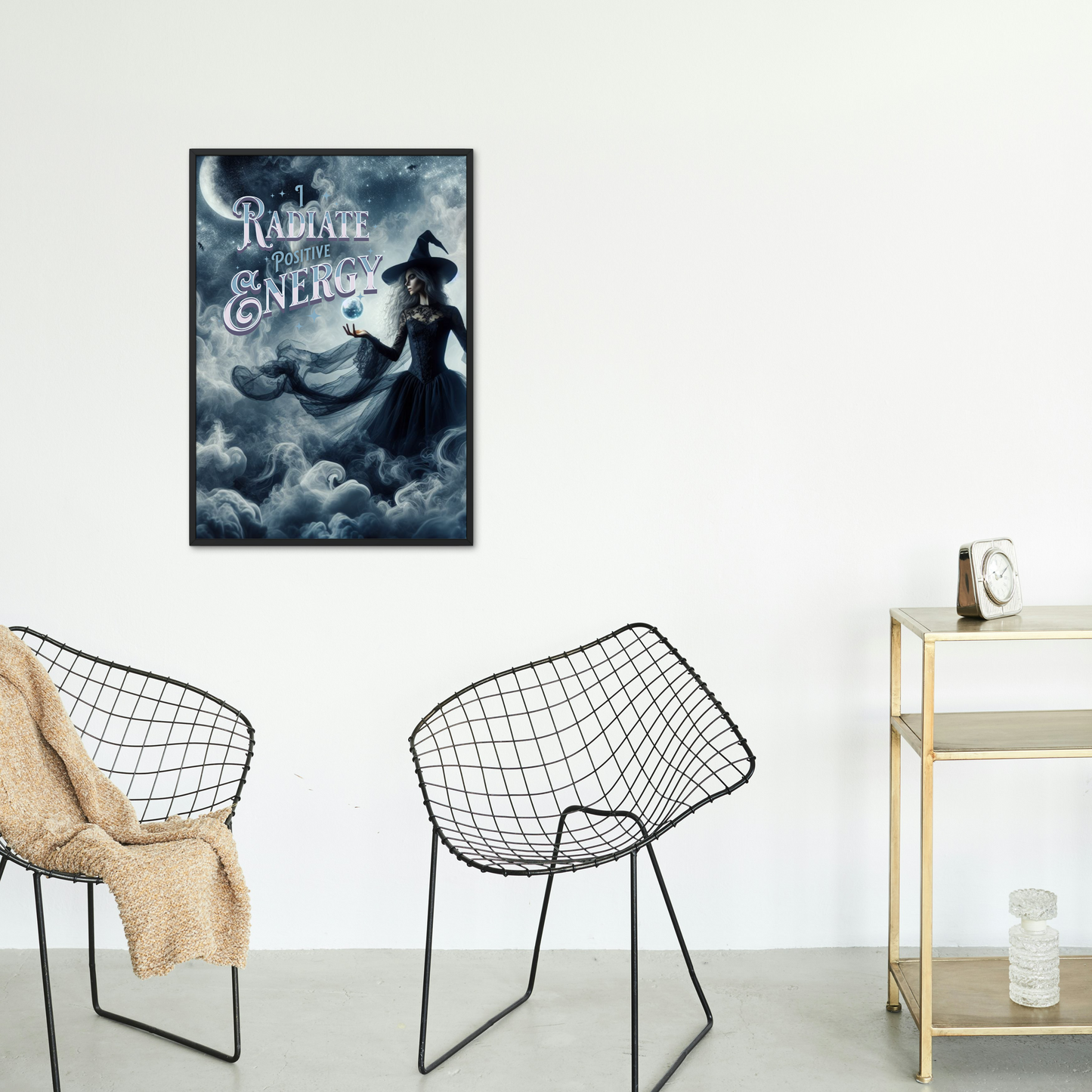 I Radiate Positive Energy - Framed Matte Canvas Wall Art