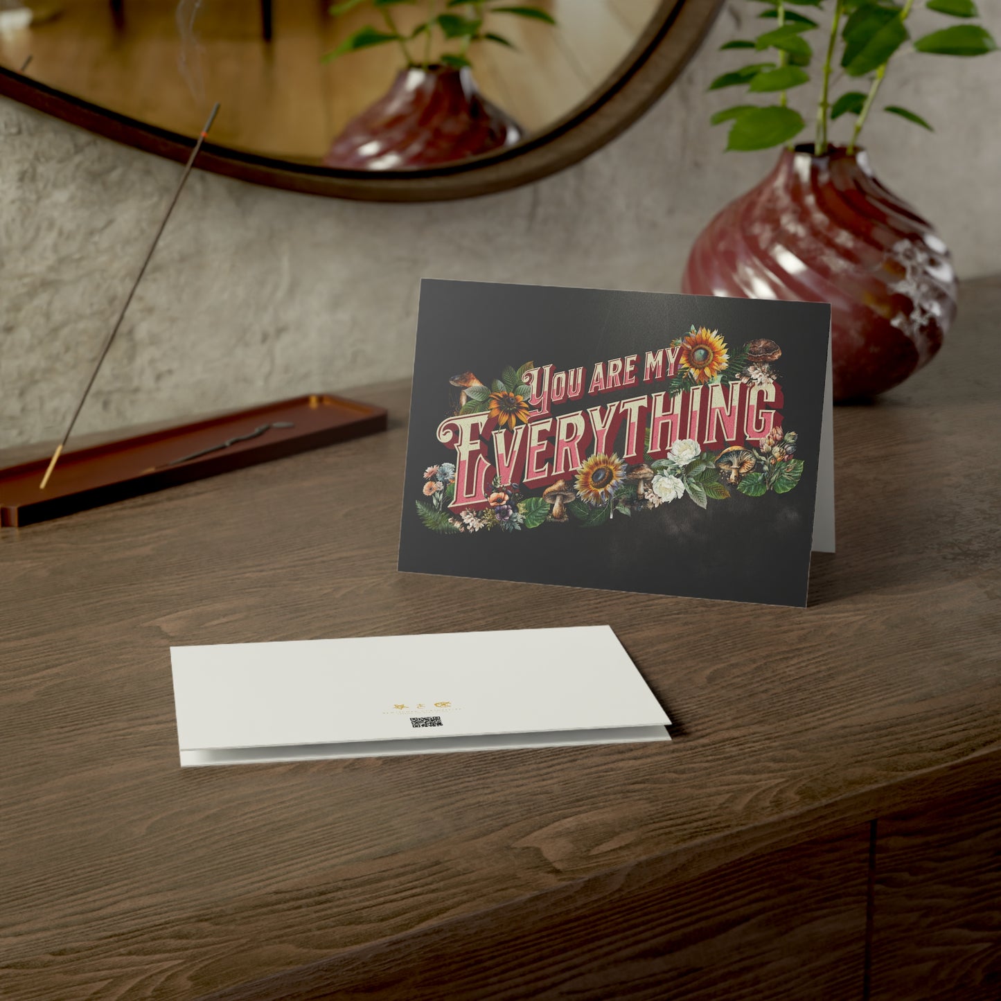 You Are My Everything - Alternative Greeting Card for Romantic Goths