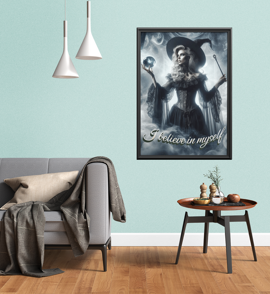 I Believe in Myself - Framed Matte Canvas Print