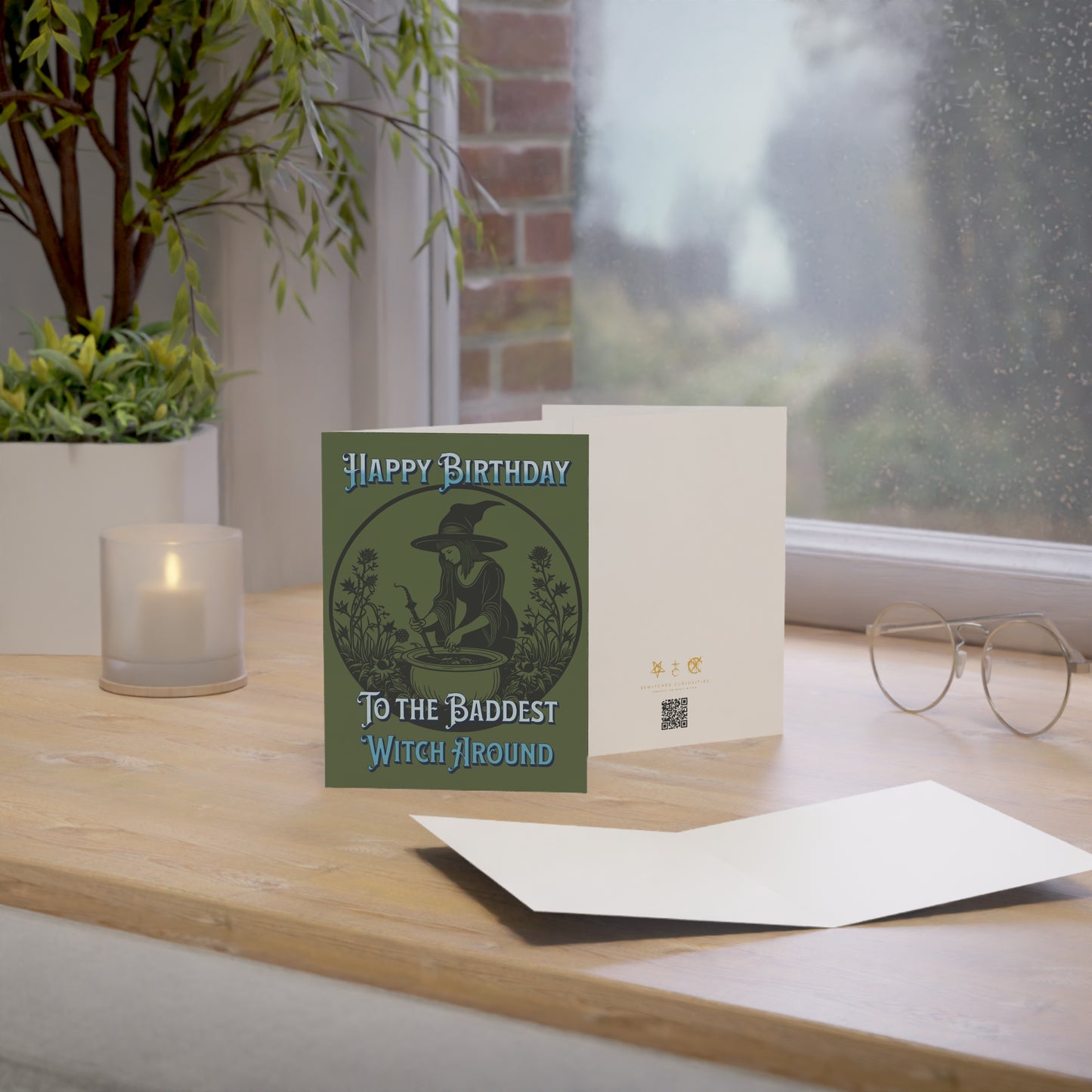 The Baddest Witch - Alternative Birthday Card