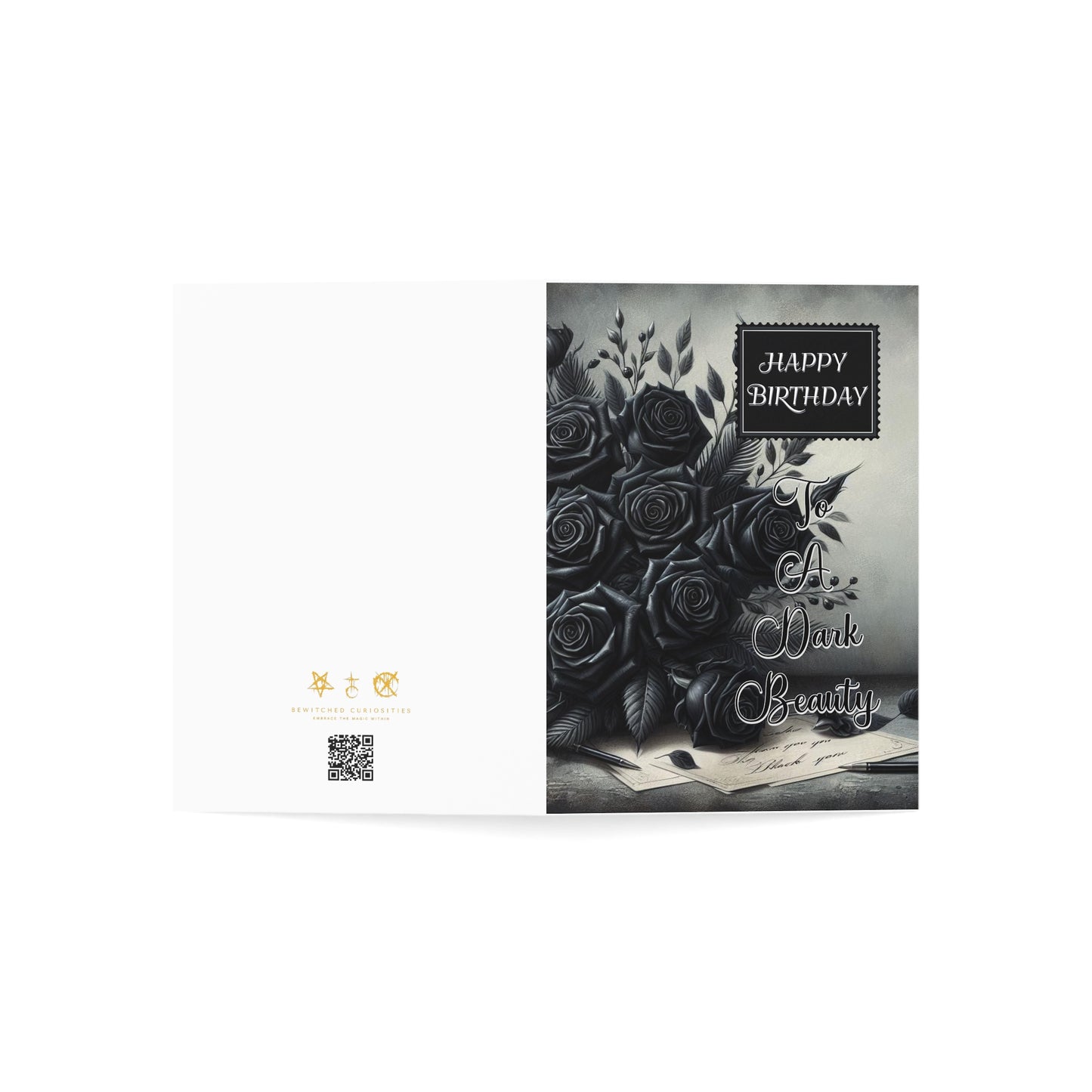 Dark Beauty - Alternative Birthday Wishes Card