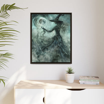 Spellcraft Secrets - Gothic Framed Matte Canvas Print
