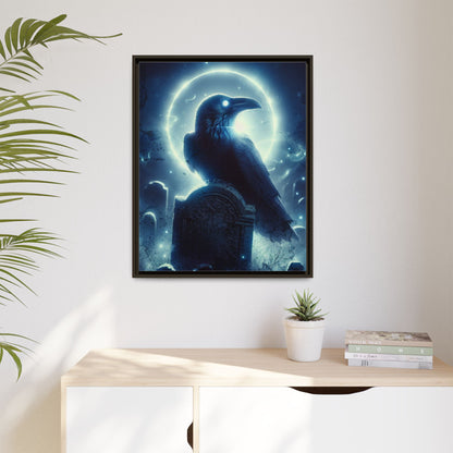 Ethereal Guardian - Framed Matte Canvas Art