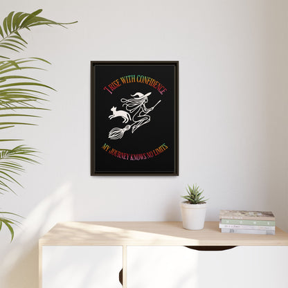 No limits - Gothic Framed Matte Canvas Print