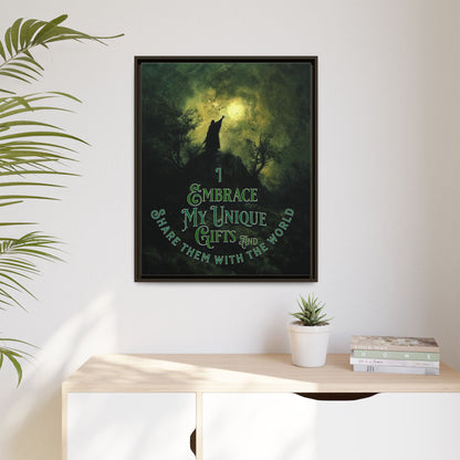 Unique Gifts - Framed Canvas Print