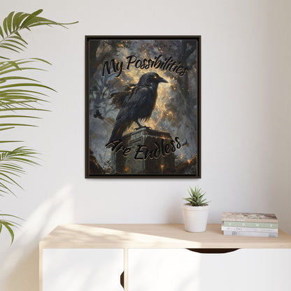 Endless Possibilities - Gothic Framed Matte Canvas Print