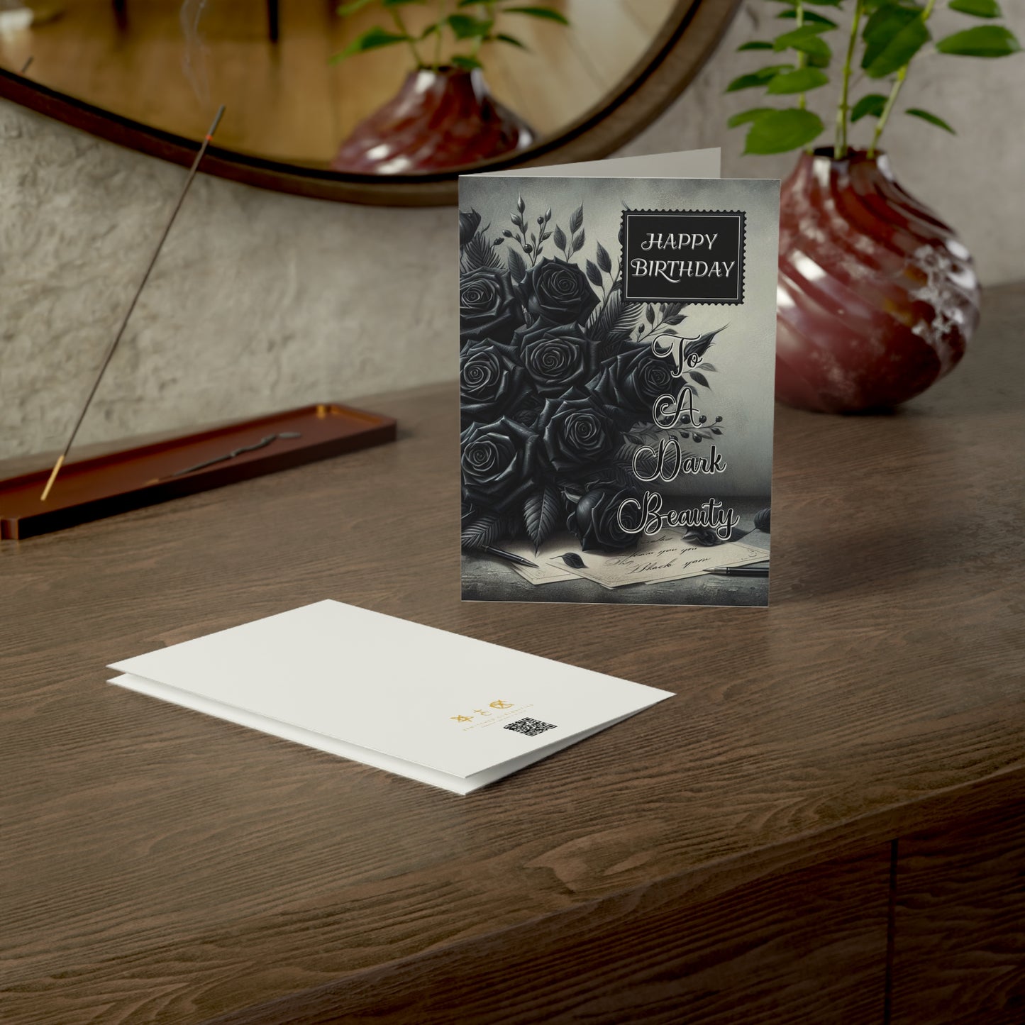 Dark Beauty - Alternative Birthday Wishes Card
