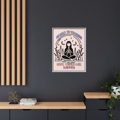 Be Kind - Framed Matte Canvas Print