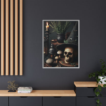 Sorcerer’s Relic - Gothic Framed Matte Canvas Print