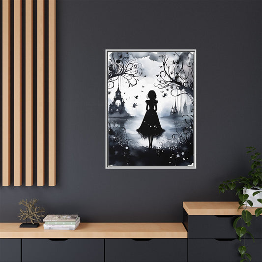 Gothic Grace - Framed Matte Canvas Print