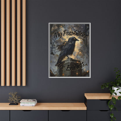 Endless Possibilities - Gothic Framed Matte Canvas Print