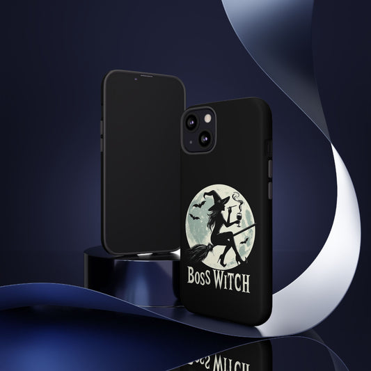 Boss Witch - Tough Cases - Black - For Samsung, Pixel & iPhone