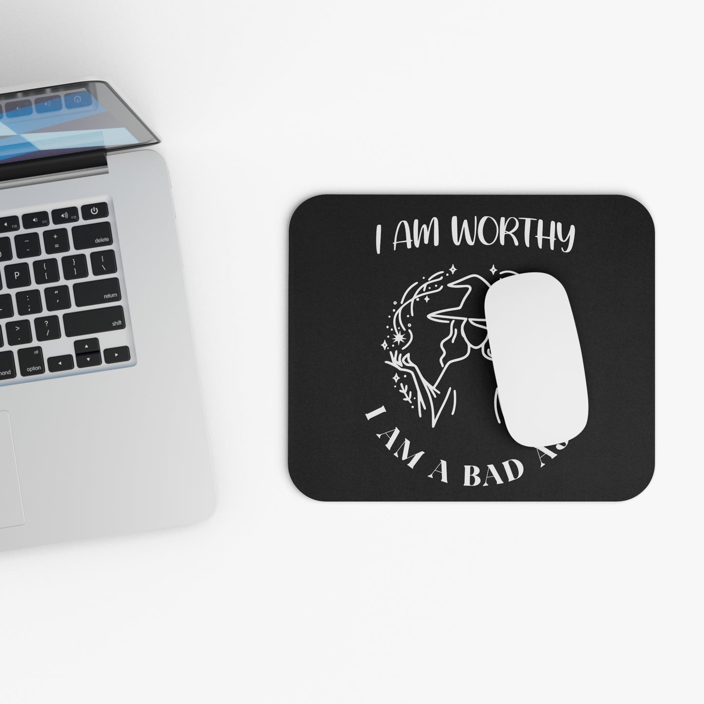 I Am Worthy - Rubber Based Mouse Pad