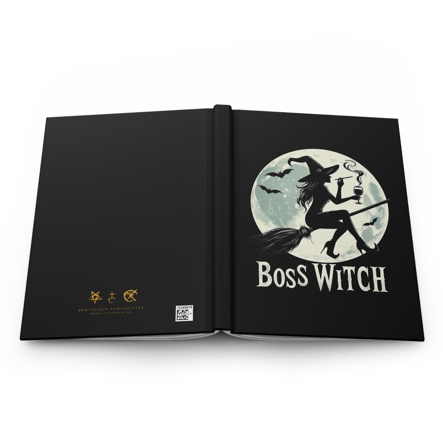 Boss Witch - Hardcover Gothic Matte Journal Notebook