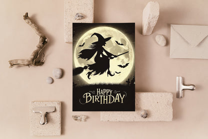 Dusk Witch - Alternative Birthday Wishes Card