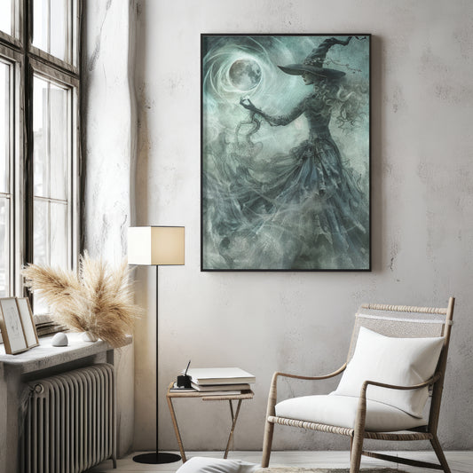Spellcraft Secrets - Gothic Framed Matte Canvas Print