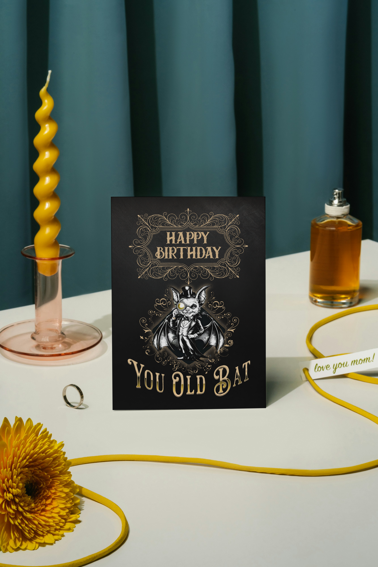 Old Bat - Alternative Birthday Wishes Card