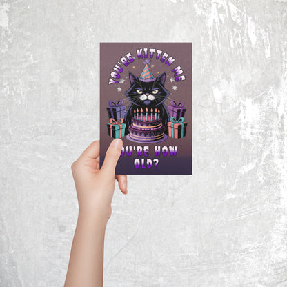 You're How Old? - Alternative Birthday Card