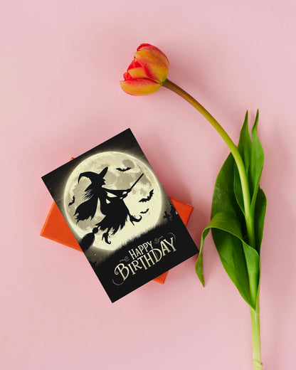 Dusk Witch - Alternative Birthday Wishes Card