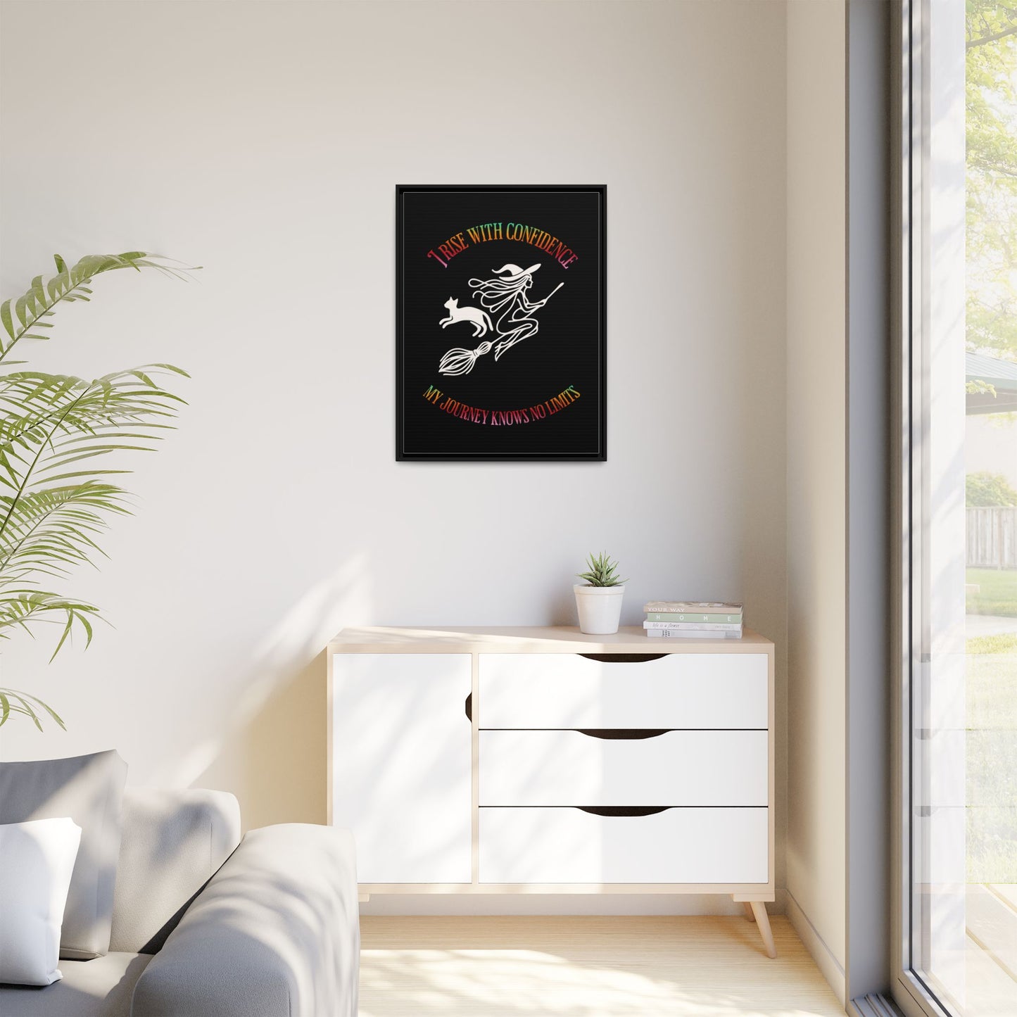 No limits - Gothic Framed Matte Canvas Print