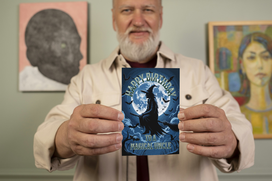 Magical Uncle - Alternative Birthday Wishes Card
