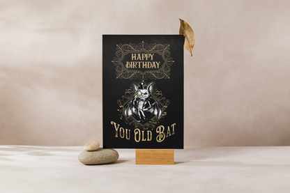 Old Bat - Alternative Birthday Wishes Card
