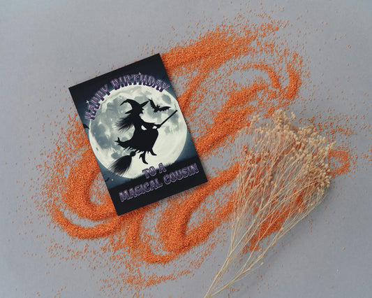 Magical Cousin - Alternative Birthday Wishes Card