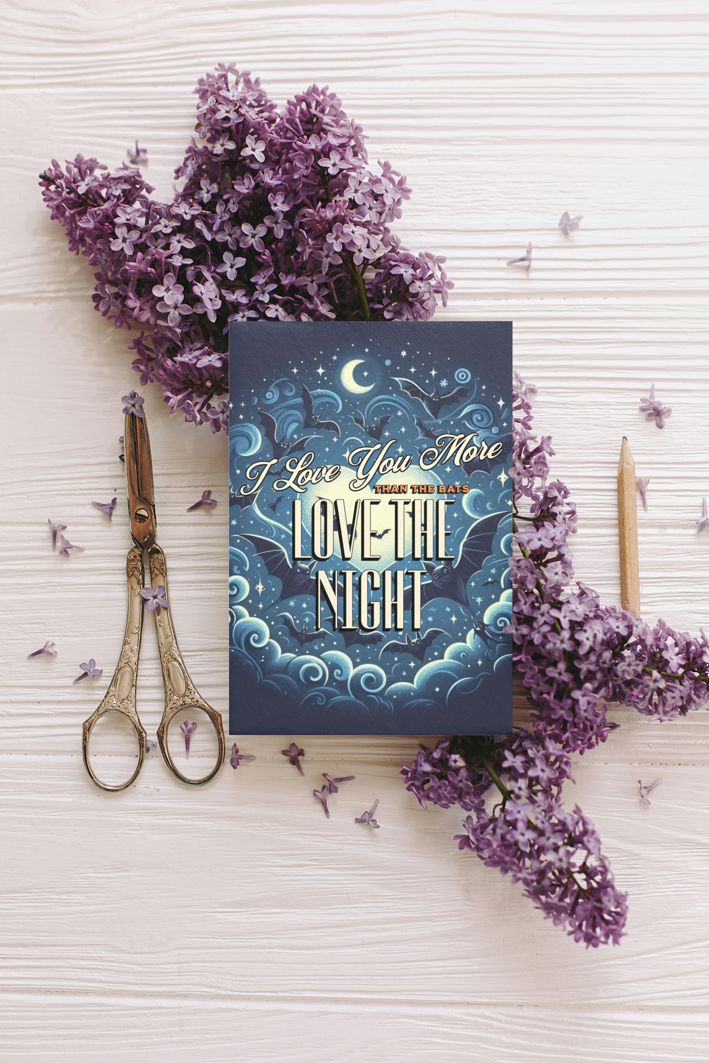 Love the Night - Alternative Greeting Card