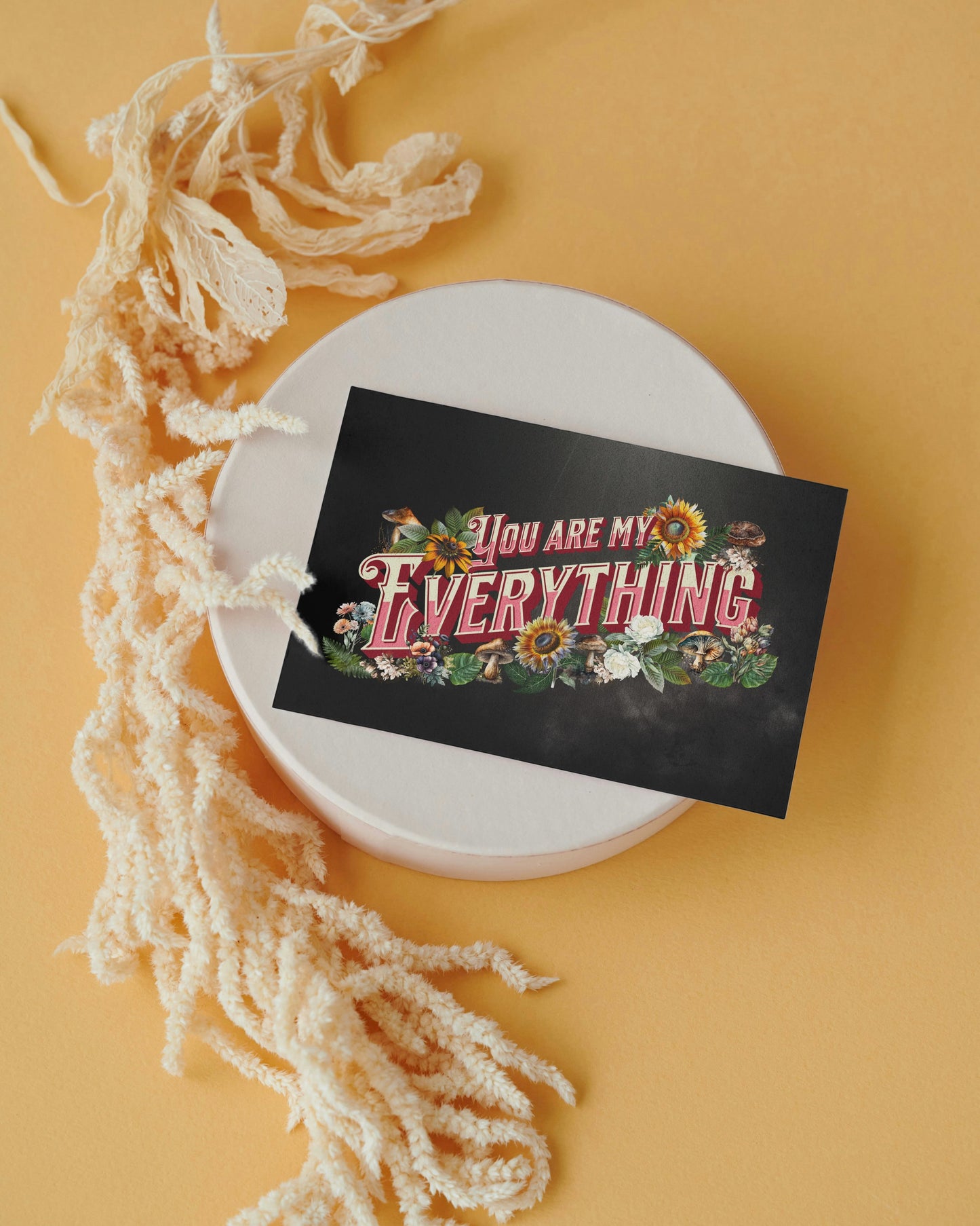 You Are My Everything - Alternative Greeting Card for Romantic Goths