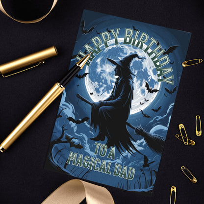 Magical Dad - Alternative Birthday Wishes Card