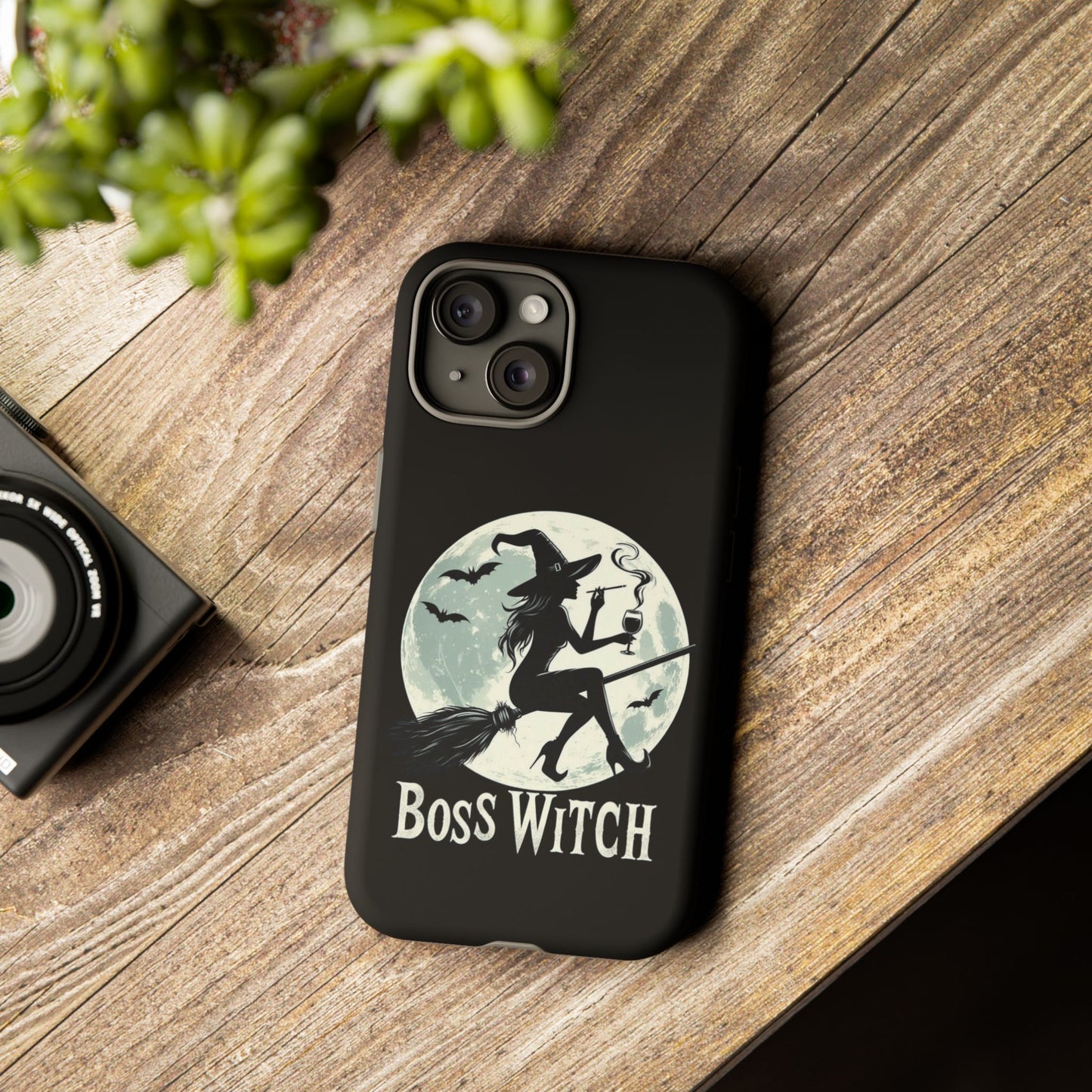 Boss Witch - Tough Cases - Black - For Samsung, Pixel & iPhone