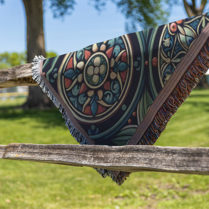 Eclipse Mourning - Woven Throw Blanket
