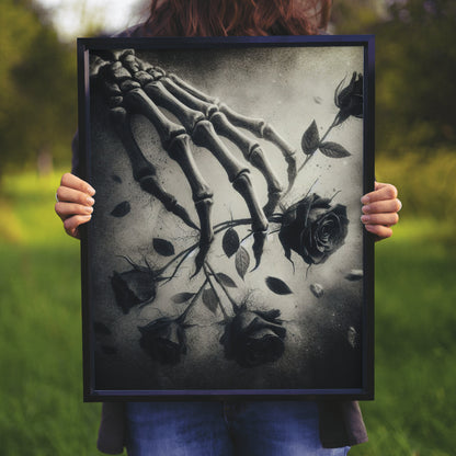 Eternal Decay - Framed Matte Canvas Art