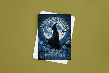 Magical Dad - Alternative Birthday Wishes Card